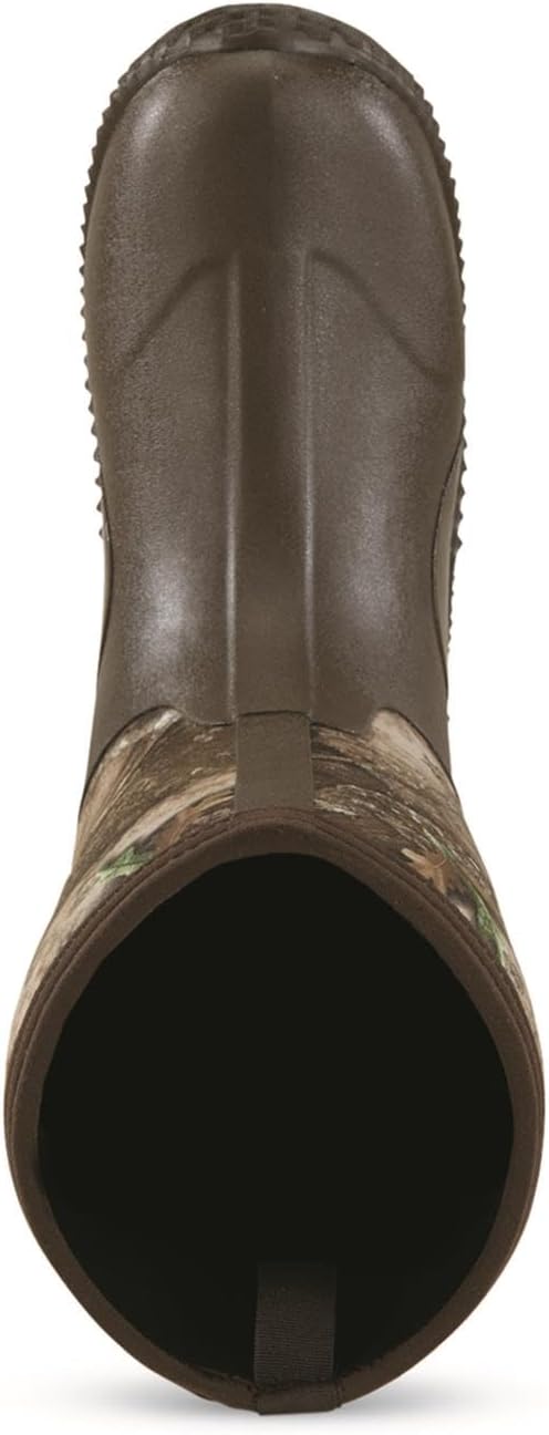 Men's Waterproof Camo Rubber Hunting Boots - Guide Gear Mid Camo Design