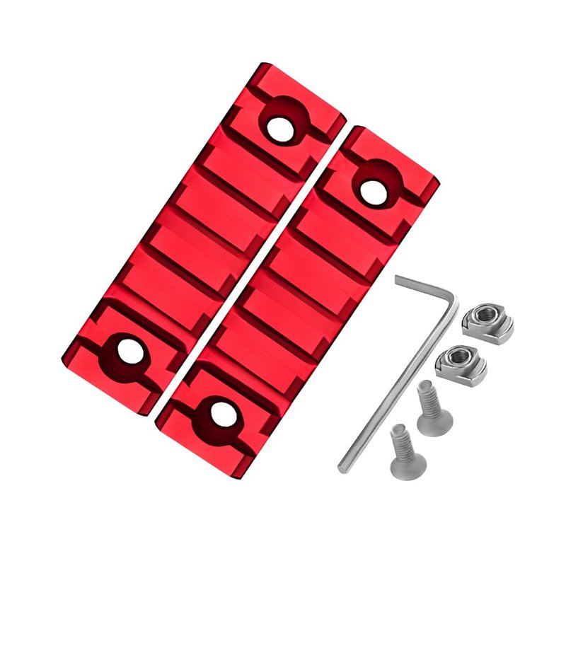 Gotical Combo of 8-5 Slots (2 Pcs) & 7-Slots (2 Pcs) & 13 Slots (2 pcs) Section with Direct Attachment Quick Detach Kit-Push (Combo of 5 Items)