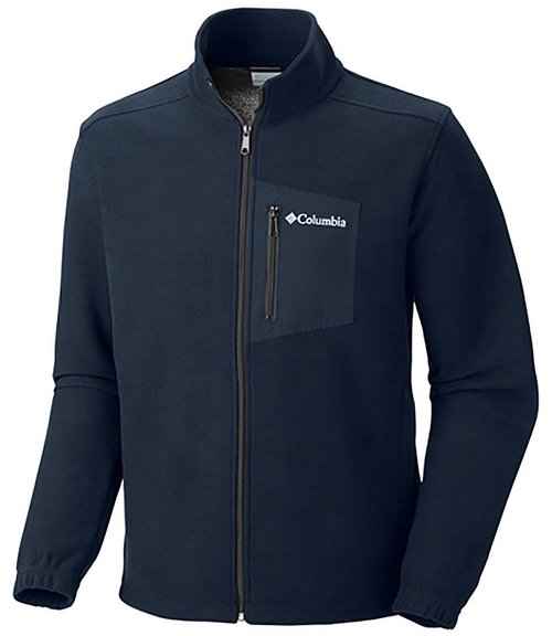 Columbia Sportswear Men's Hot Dots II Full Zip Jacket, Collegiate Navy, Large
