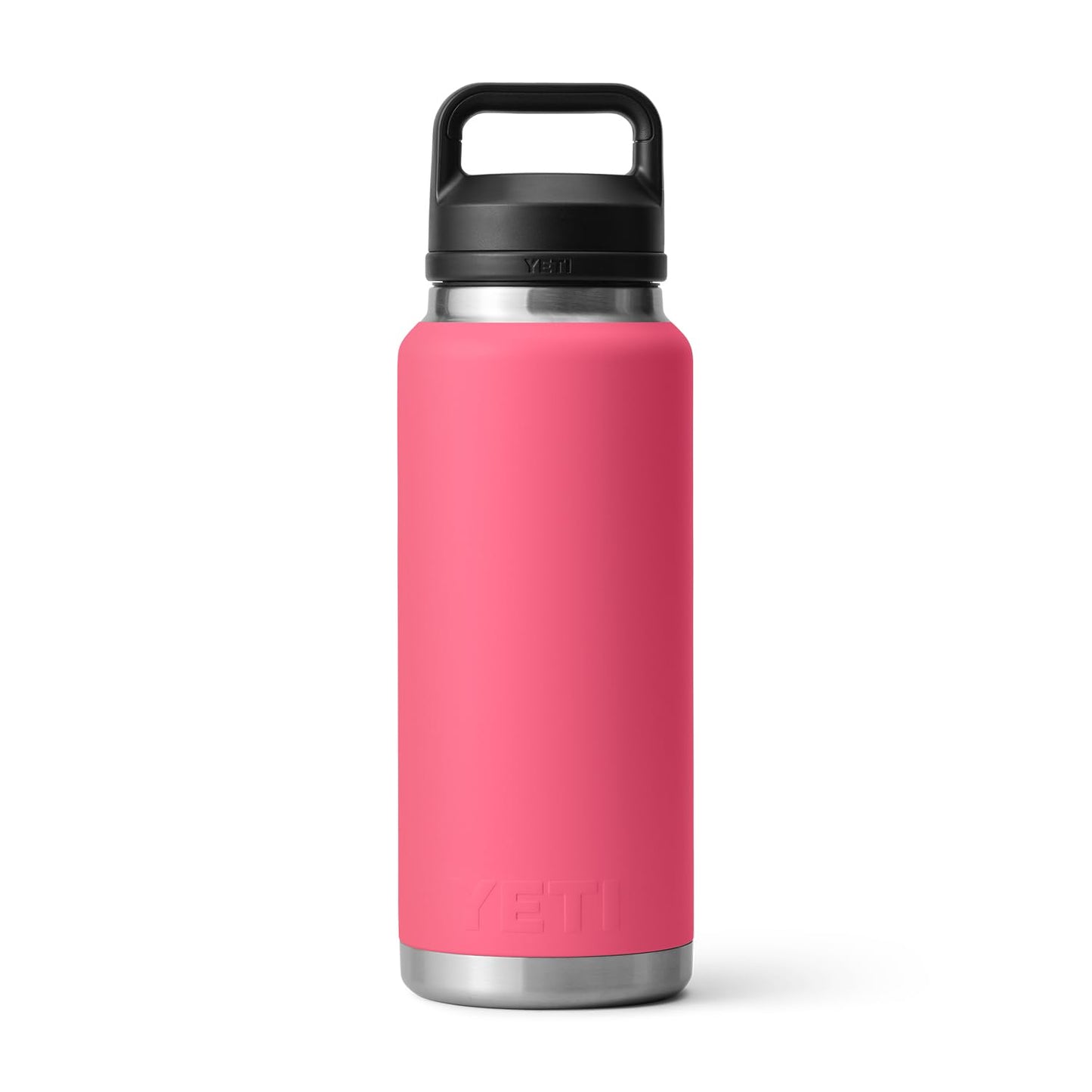 YETI Rambler 36 oz Bottle, Vacuum Insulated, Stainless Steel with Chug Cap, Tropical Pink