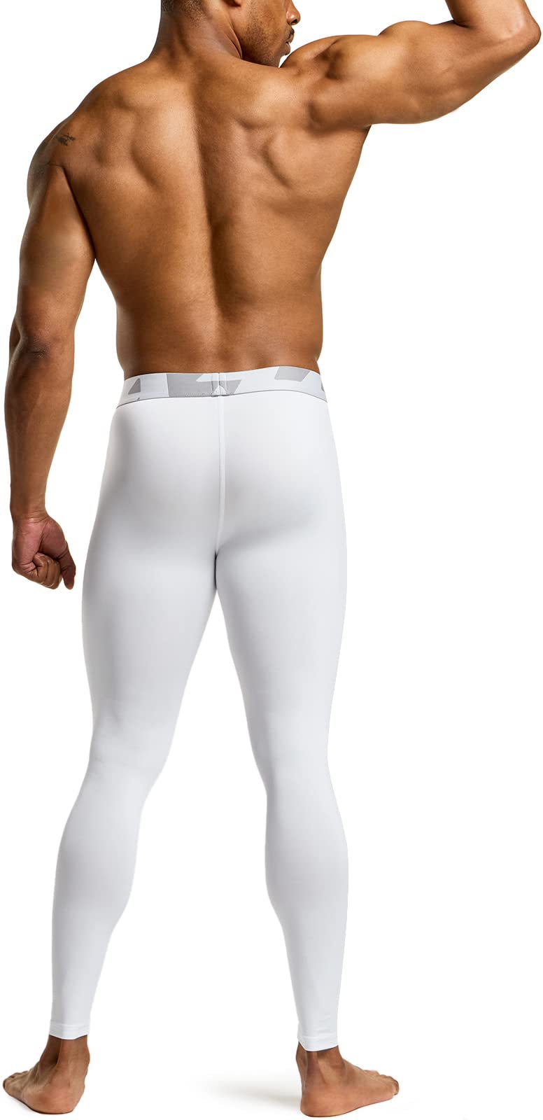 TSLA Men's Compression Pants - Cool Dry Athletic Sports Workout Running Tights Leggings Baselayer, 3pack Cool Dry Dim Black/Charcoal/White, Medium