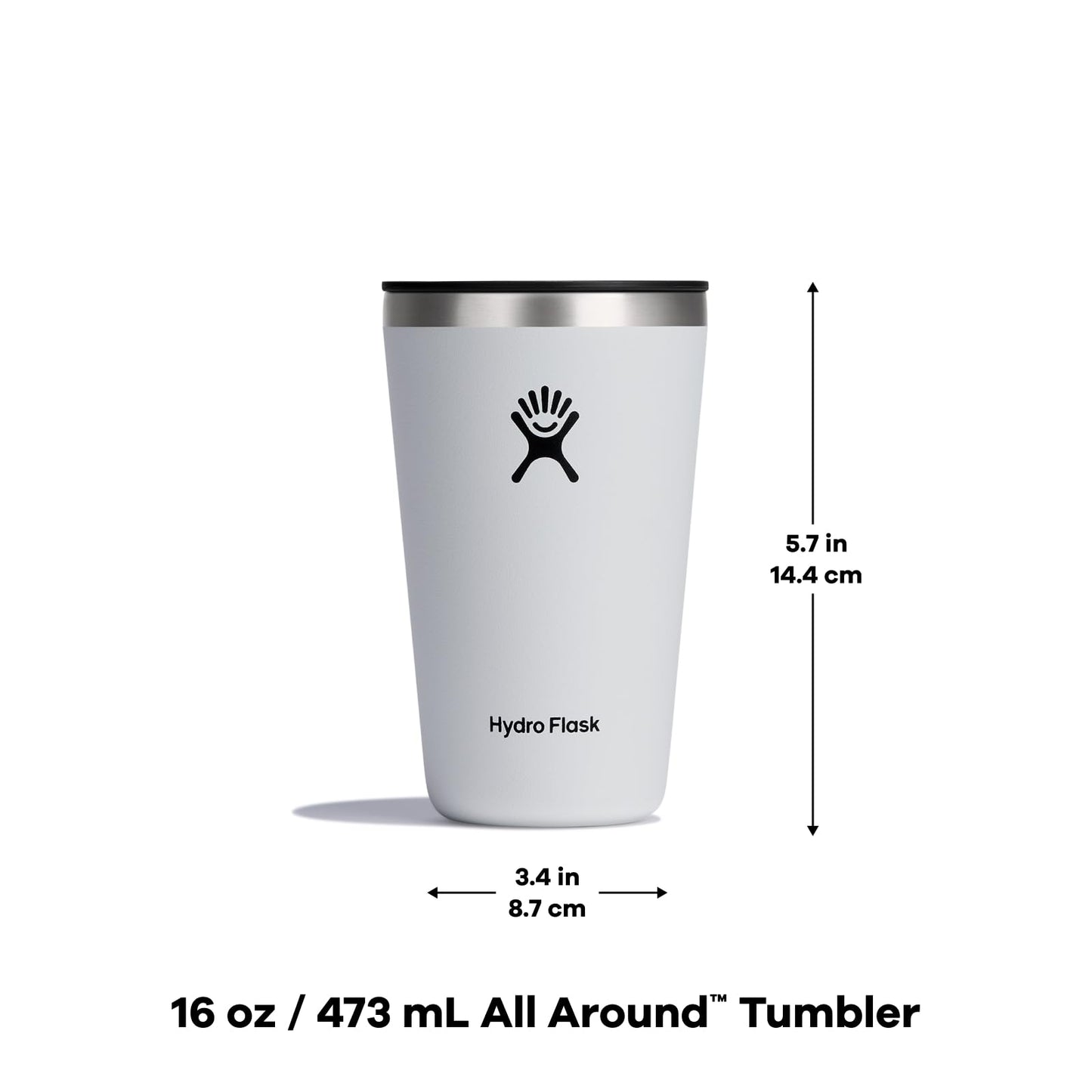 16 Oz All Around Tumbler Press-In Lid Moonshadow