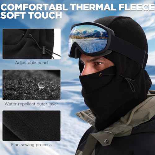 Winter Face Mask for Men Women,Balaclava Ski Mask for Cold Weather, Snowboarding Gear,Snowboard Mask