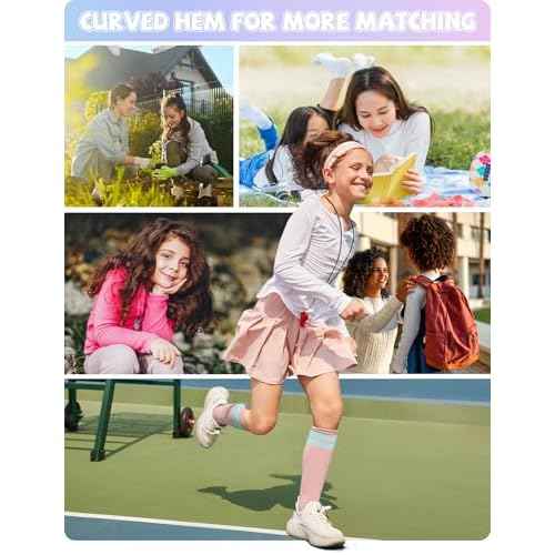 baleaf Girl's Sun Shirt UPF50 UV Protection Long Sleeve Kids SPF Athletic Hoodie Rash Guard Tops Clothing