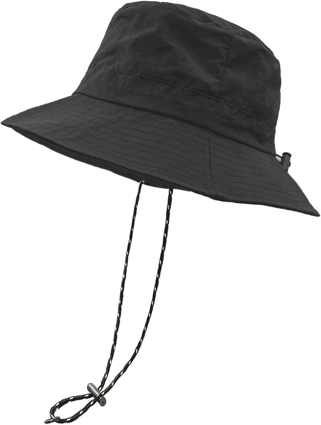 Waterproof Bucket Rain Hat - Quick Dry Packable Boonie Hat with UV Protection | Adjustable Chin Strap