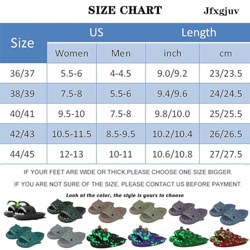 Jfxgjuv Sharklas Polares Sharky Chanclas Originales Angler Fish Slides Glow in the Dark Cloud Shark Slides Thick Sole Non Slip Open Toe Shark Slippers for Women Men (Red,7.5-8 Women/5.5-6 Men)