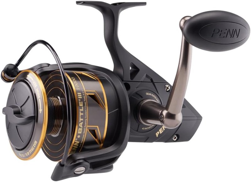 Battle IV Spinning Fishing Reel - Lightweight, Durable Design for Freshwater & Saltwater Fishing