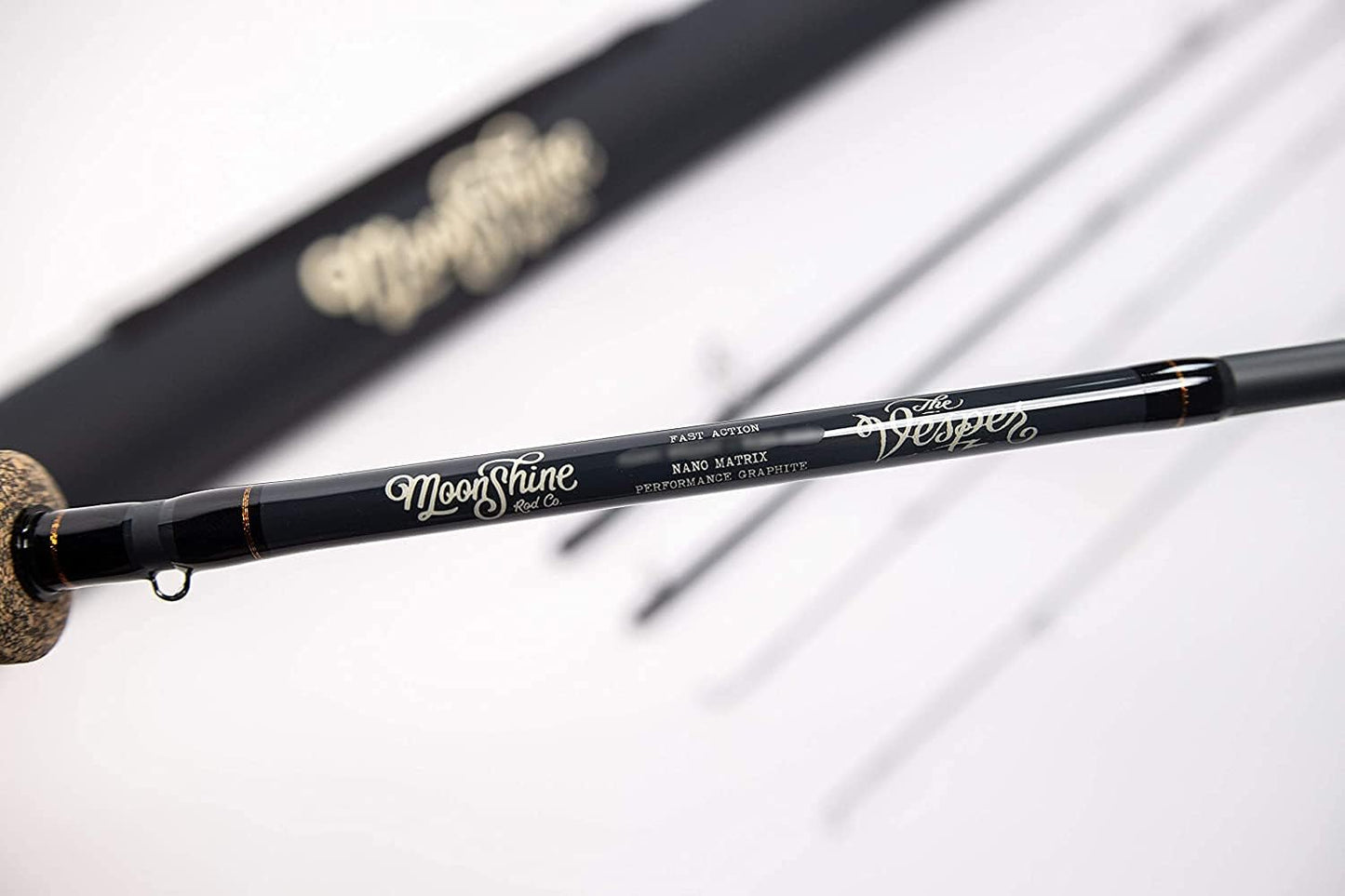 Fast Action Fly Fishing Rod - Carbon Fiber Graphite with Travel Case | 2WT to 12WT Compatibility