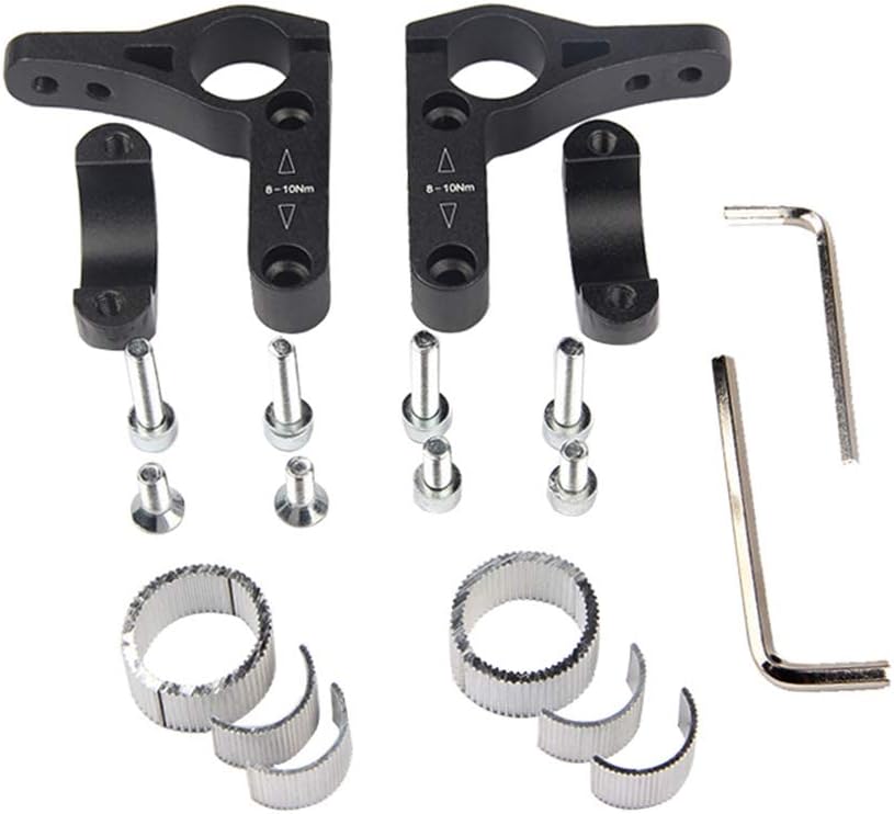 Aero Bars for Bicycle | Aluminum Alloy TT Handlebars - Black Armrest for Mountain & Road Bikes