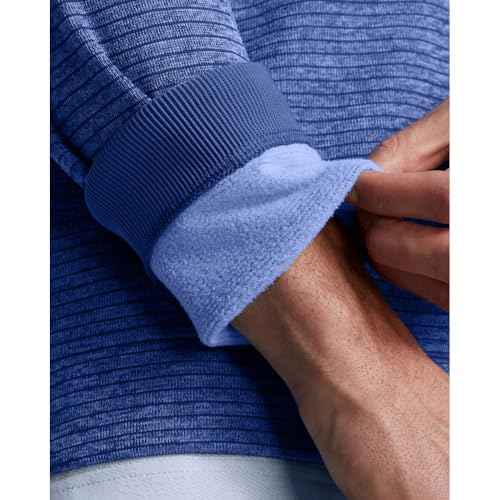 Under Armour Men's Storm SweaterFleece Quarter Zip, (432) Tech Blue/Horizon Blue/Black, X-Large