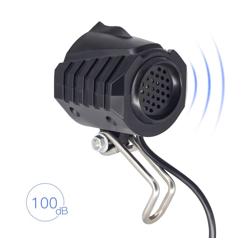 Ebike Headlight 48V 36V, 12V-60V Compatible, 3 Pin SM Connector Electric Bike Front Light