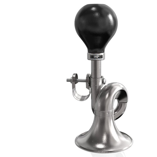 1PZ CHR-001 Old Fashion Classic Vintage Chrome Bugle Retro Clown Horn for Club Golf Cart Kids Bike Bicycle Boat RV Motorcycle