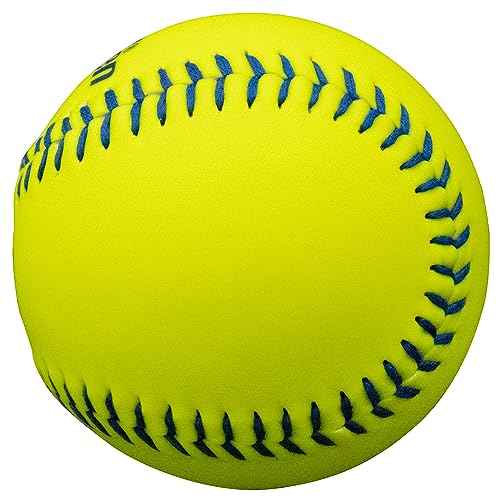 Baden USSSA Classic M Slowpitch Softballs - 12" Synthetic Cover for Enhanced Durability | Official Game Balls for Competitive Play | 12-Pack