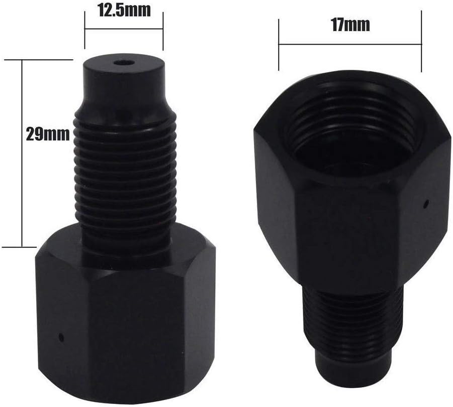 Paintball PCP CO2 Tank Adapter - 88g Cartridge Threaded Connector
