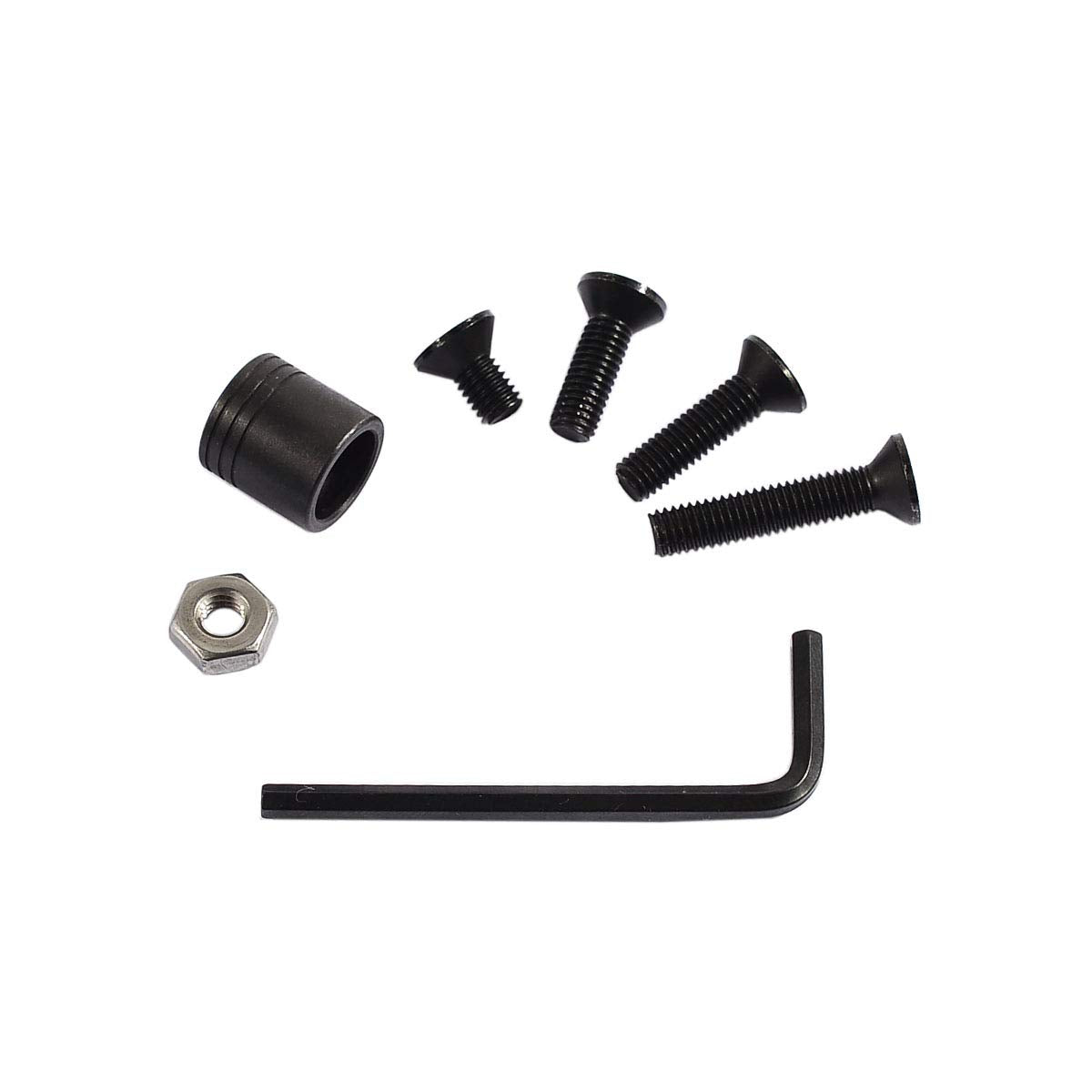 JIALITTE QD 1.25 Inch Swivels Mount Quick Detach Loop Base Kit with 4 Screws + 1 nut + 1 Wrench