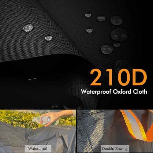 Bike Cover Waterproof Outdoor, Bicycle Cover Outdoor Storage Waterproof Protect from Rain Dust UV for Ebike Electric Bike Mountain Road Bike (XL for 1 Bike)