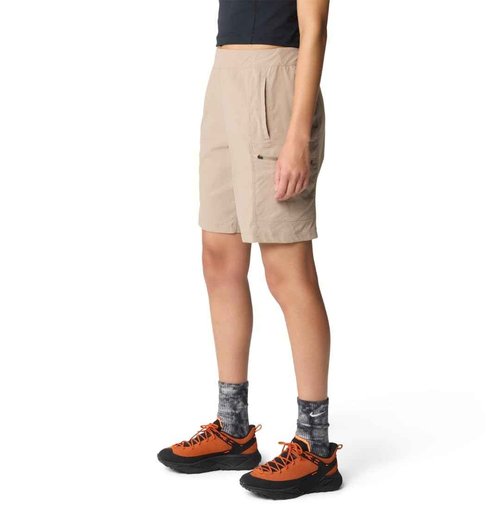 Mountain Hardwear Women's Dynama High Rise Bermuda, Khaki, Small x Regular