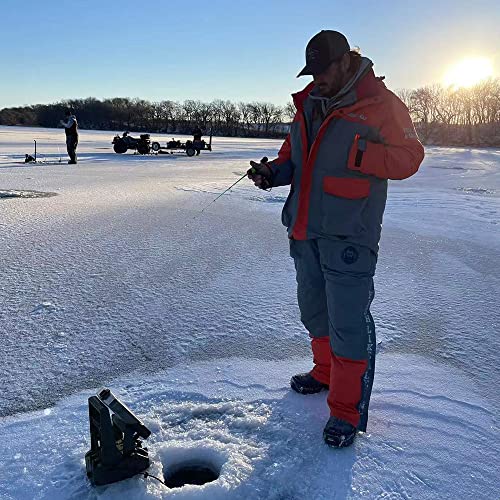 Nordic Legend Aurora Series Ice Fishing Suit with Floatation, Insulated Waterproof Bibs and Jacket for Ice Fishing (Size: Small)