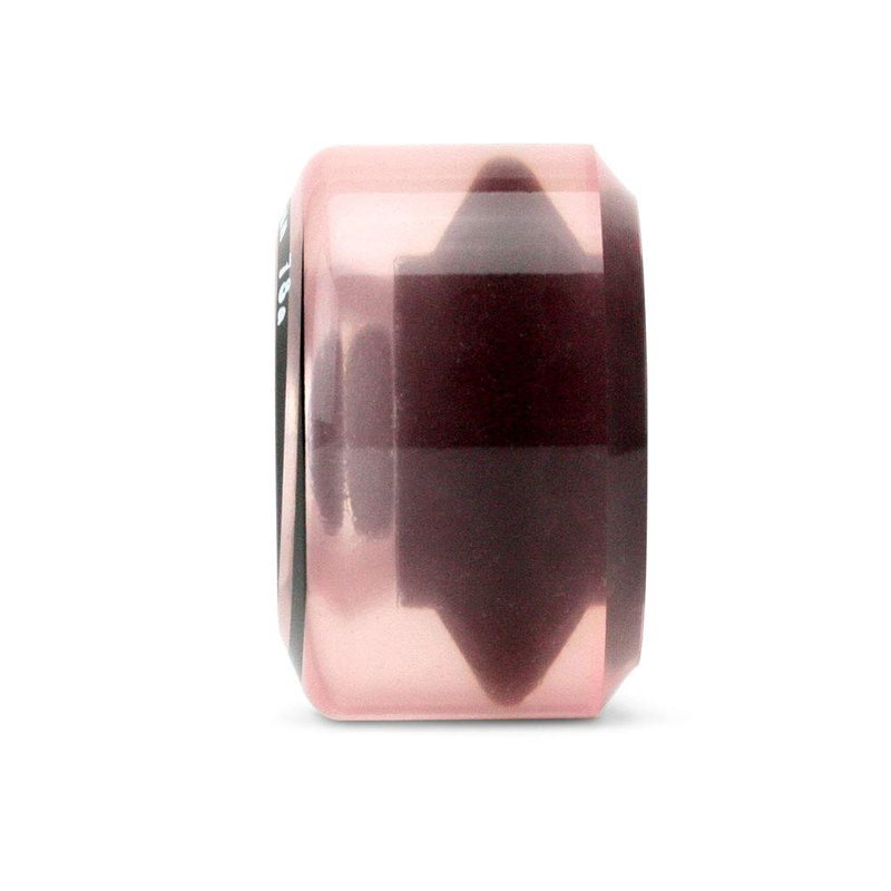 Moxi Juicy - Outdoor Roller Skate Wheels - 4 Pack of 40mm x 65mm x 39mm 78A Wheels | Pink Frost
