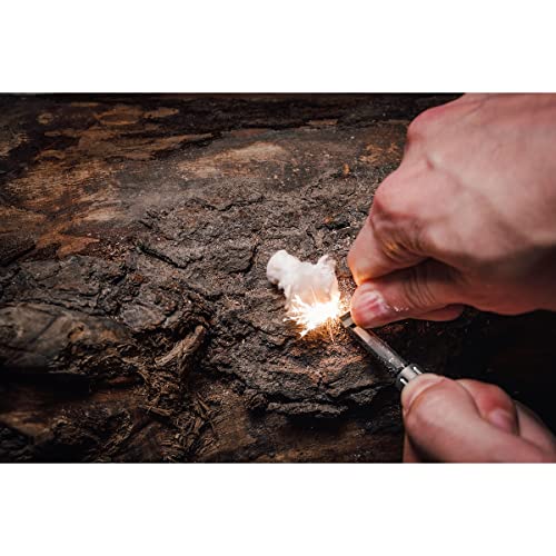 Exotac quickLIGHT High-Performance Waterproof Tinder 12-Pack of Dry-Treated Cotton Tabs That Easily Ignite with Fire-Starter, Matches, or a Lighter for a 1-2 Minute Burn