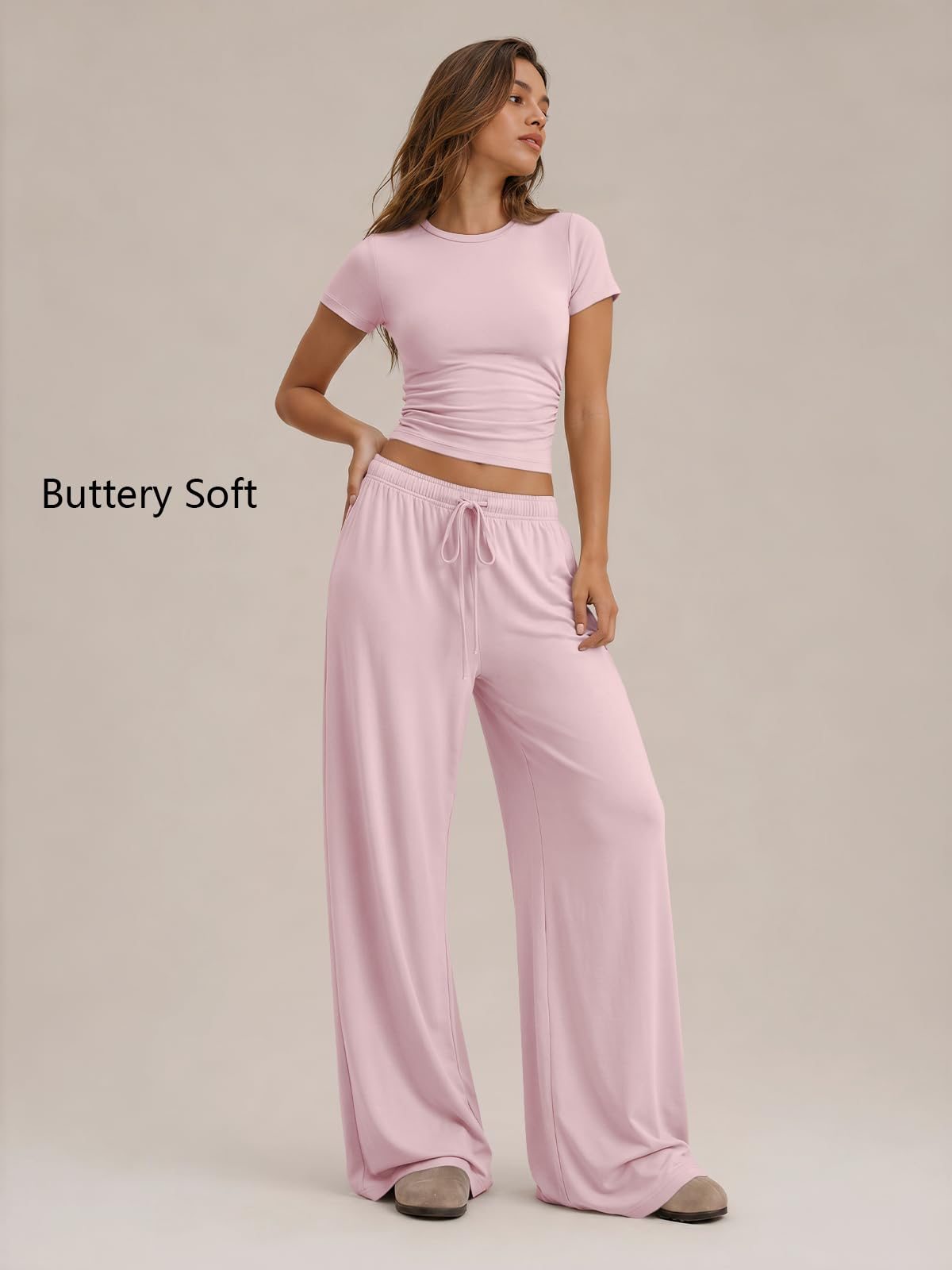 Trendy Queen Womens Petite 2 Two Piece Set 2026 Summer Workout Beach Vacation Cruise Gym Clothes Spring Fashion Lounge Matching School Comfy Airport Travel Outfit Athleisure Clothing