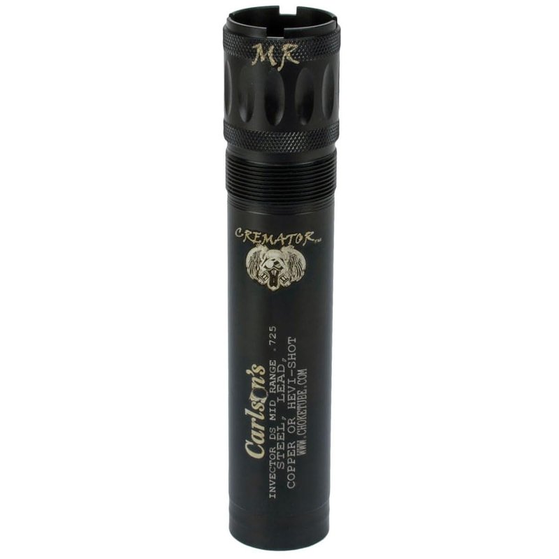 Carlson's Choke Tubes 12 Gauge for Browning Invector DS [ Mid Range | 0.725 Diameter ] Blued Steel | Cremator Non-Ported Waterfowl Choke Tube | Made in USA