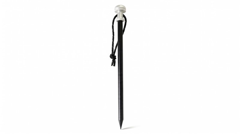 6-Pack 7075 Aircraft Aluminum Hollow Tent Stakes, Durable Lightweight Ground Anchors for Camping & Backpacking, Fits Sand/Grass/Rock/Ice, Heavy Duty Garden Stakes for Tents, Tarps, Canopies