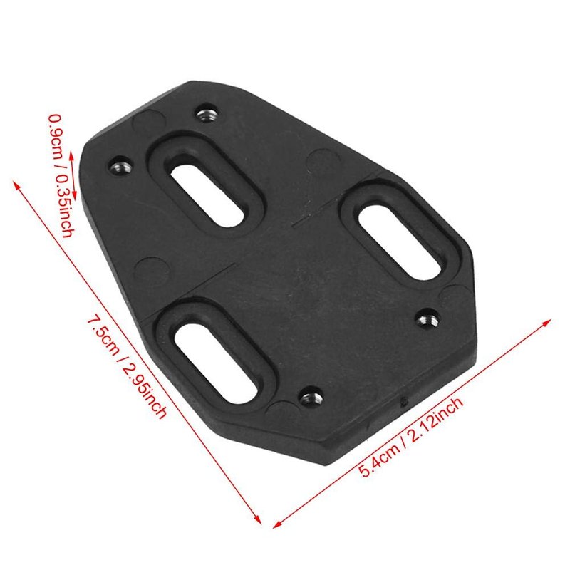 Cycling Shoe Cleats,1 Pair Quick Release Cycling Shoes Cleat Cover Adapter Converter for Zero (B (6 Degrees))