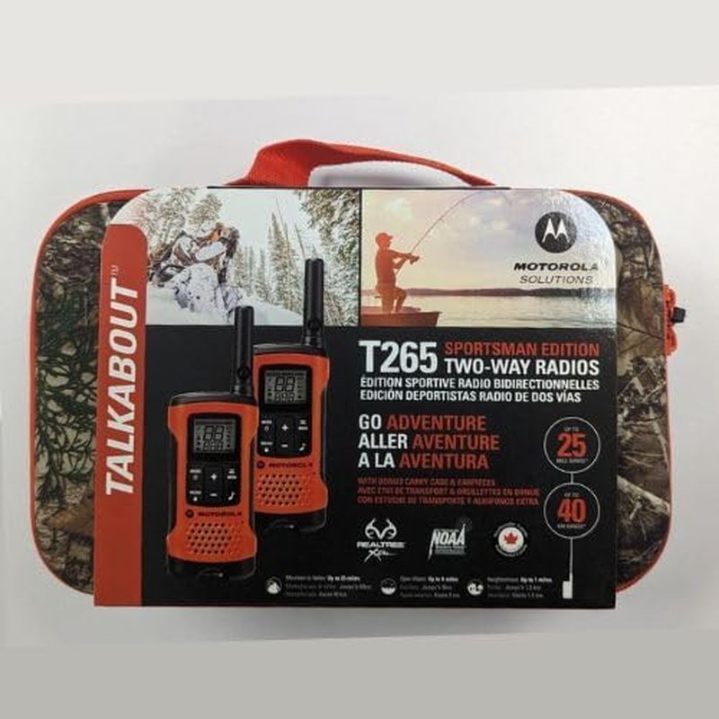 Motorola Talkabout Radio - Durable Orange Two-Way Communication Device | Perfect for Outdoor Adventures