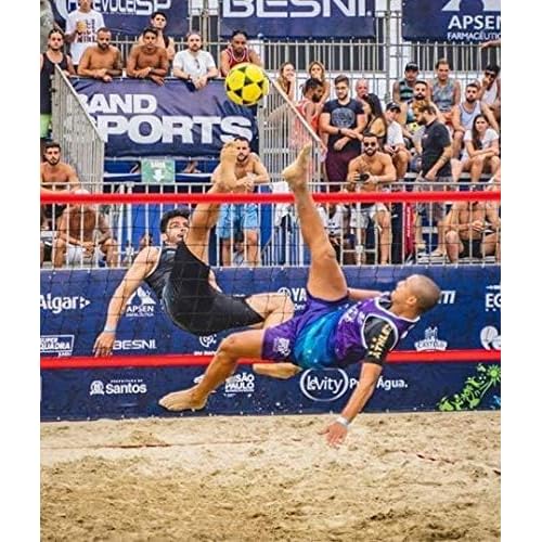 MIKASA FT5 Goal Master Soccer Ball Size 5 Official Footvolley Ball White Black