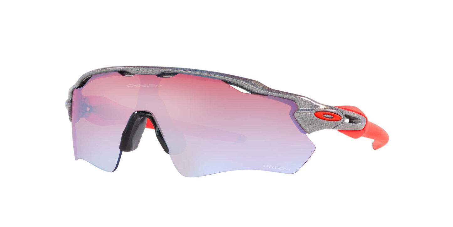 Oakley Men's OO9208 Radar EV Path Rectangular Sunglasses, Space Dust/Prizm Snow Sapphire, 38 mm