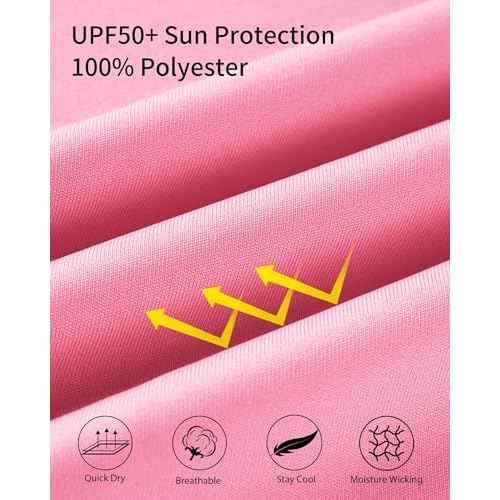 isnowood Boys' Rash Guard Short Sleeve, UPF 50+ UV Sun Protection Swim Shirt, Youth Kids Water Shirts for Surf Beach Fishing