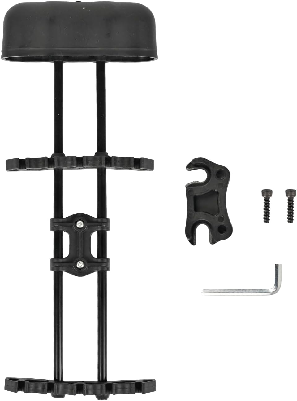 Lightweight Compound Bow Quiver - 5 Arrow Holder with Rubber Gripper & Quick Release System for Archery Shooting Practice