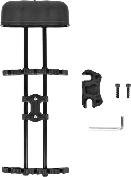 Lightweight Compound Bow Quiver - 5 Arrow Holder with Rubber Gripper & Quick Release System for Archery Shooting Practice