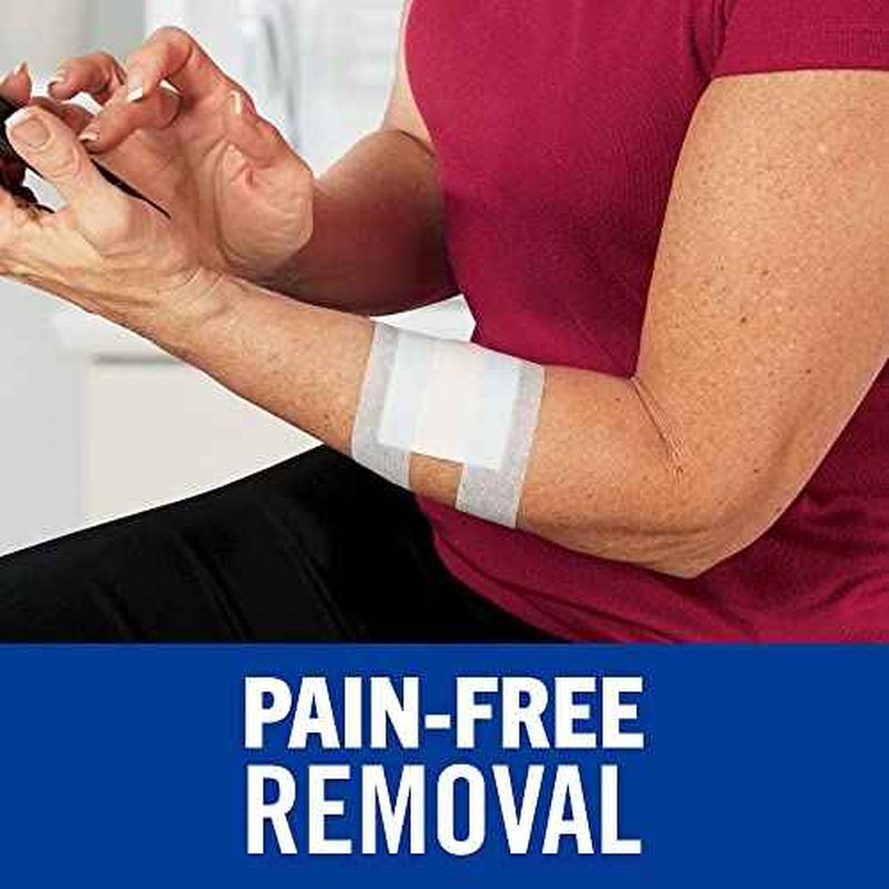 Nexcare Sensitive Skin Low Trauma Tape, 1 in x 4 yd, Pain-Free Removal, Hypoallergenic, 12 Rolls
