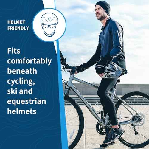 TrailHeads Men¡¯s Merino Wool Beanie - Winter Hat for Runners