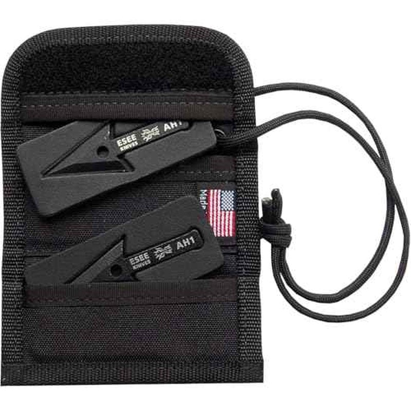 ESEE Arrowhead Wallet with 2 AH-1 Arrowheads