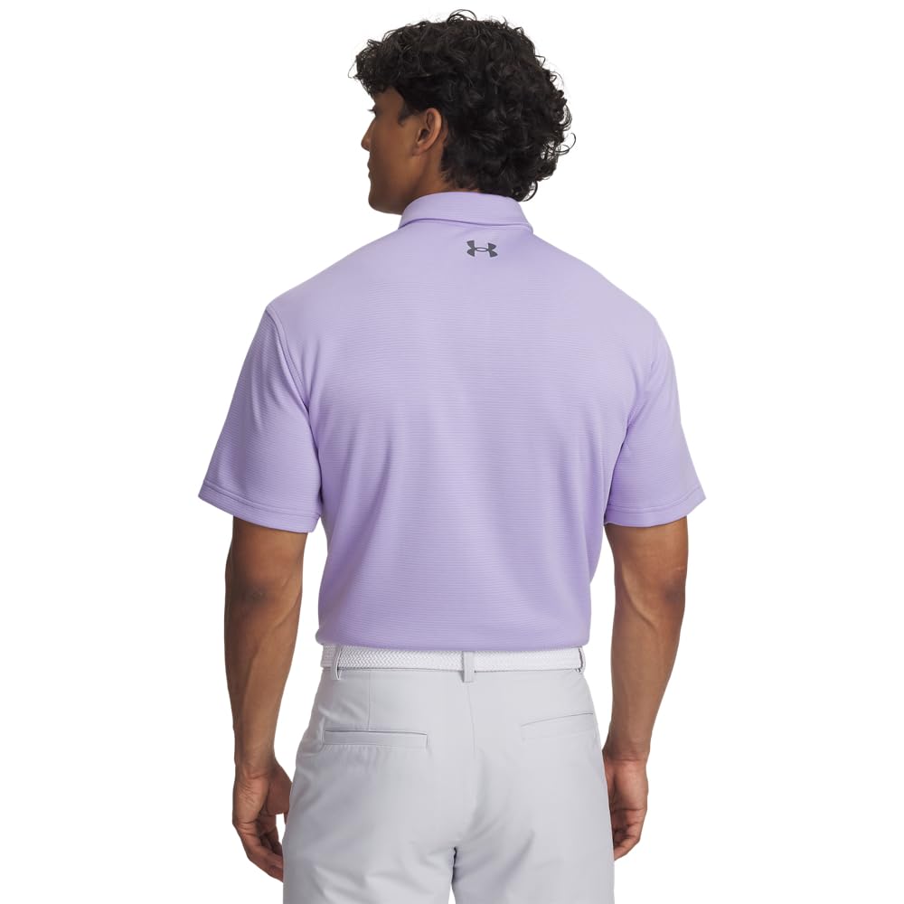 Under Armour Men's Tech Golf Polo, (538) Transparent / / Pitch Gray, 3X-Large Tall