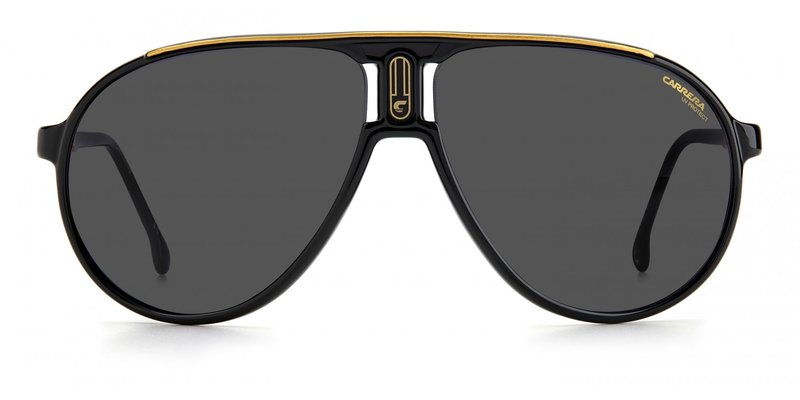 Carrera 65/N Champion Sunglasses, Unisex Aviator Sunglasses with UV-Protective Lenses