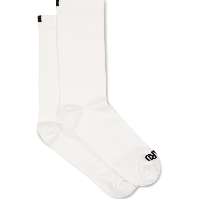 IZOARD Performance Cycling Socks – Compression, Moisture-Wicking Crew Bike Socks (US, Alpha, Large, X-Large, Regular, Regular, 1, White)