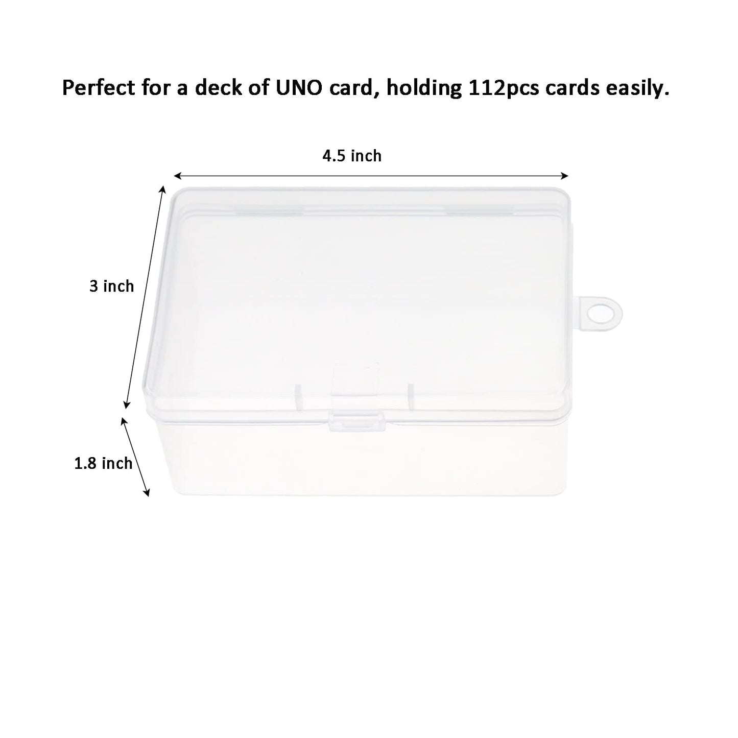 Plastic UNO Card Box Case Holder,Playing Card Case,Playing Card Box Storage