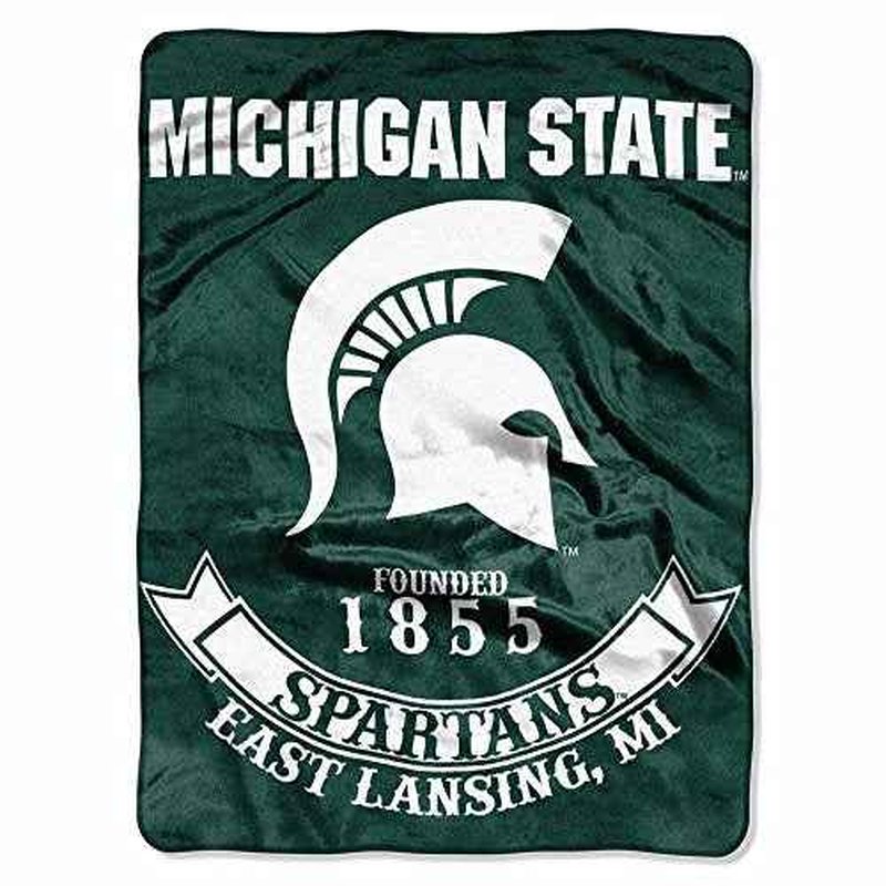 Officially Licensed NCAA "Rebel" Plush Raschel Throw Blanket, 60" x 80", Multi Color
