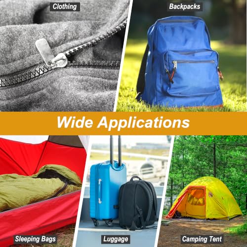 9 Pack Zipper Wax Sticks for Clothes & Gear Lubrication - Portable Beeswax Zipper & Snap Lubricant