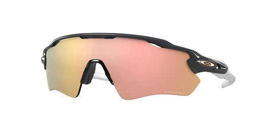 Oakley Men's OO9208 Radar Ev Path Rectangular Sunglasses, Carbon/Prizm Rose Gold, 38 mm