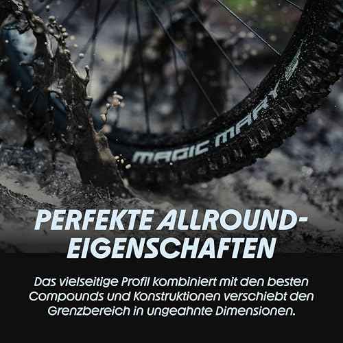 Schwalbe - Magic Mary Downhill and Enduro Tubeless Folding Bike Tire | 29 x 2.6 | Evolution Line, Super Trail, Addix Soft | Black