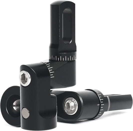 Compound Bow Adjustable V Bar Mount - Quick Disconnect Stabilizer Bracket with Precision Angle Adjustment for Archery