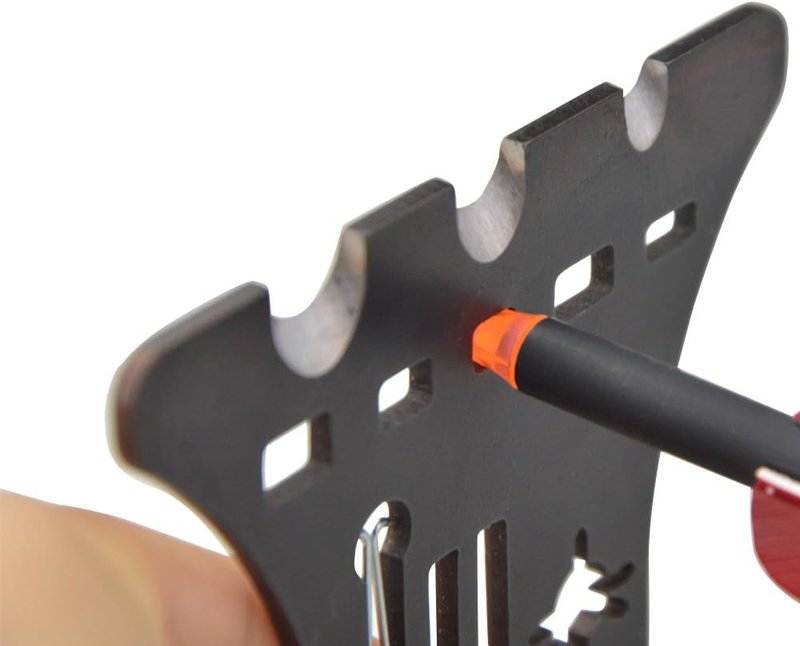 SHARROW 5-in-1 Archery Arrow Nock Puller & Fletching Tool | Durable Installation Blade
