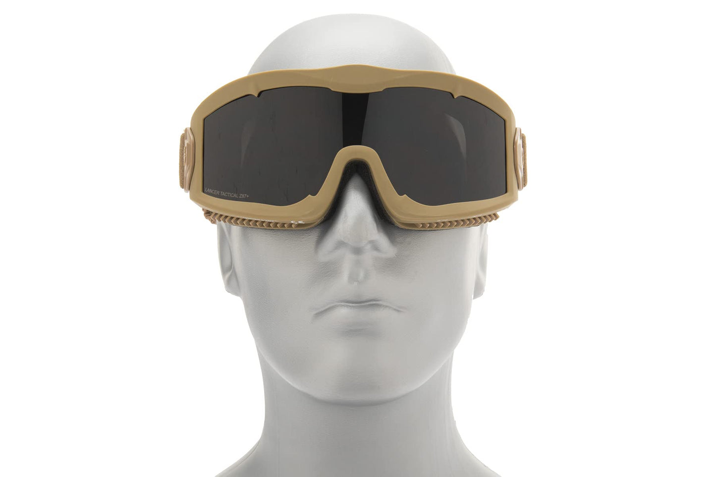 Lancer Tactical AERO Airsoft Tactical Safety Goggles ANSI Z87.1, 3mm Dual Pane Anti-Fog Lens for Hunting, Paintball, Cycling
