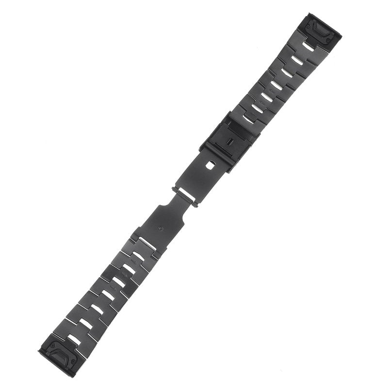 Shangshi stainless steel+ Titanium Quick Fit 26mm Watch Band Strap Compatible with for Garmin Fenix 8（51mm) ,Fenix 7X/ 6X/ 5X Plus，Enduro 1 2 3,Descent MK1 Mk2i Mk2 Mk3 ,Tactix 7,instinct 3 ,TACTIX DELTA,Epix Pro 51mm,quatix 8,tactix8/7 Pro
