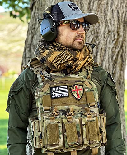 Redemption Tactical Crusader 2.0 Molle Quick Release Buckles Vest with Side Cummerbund Pouches and Triple mag Pouch (Multicam Cordura)